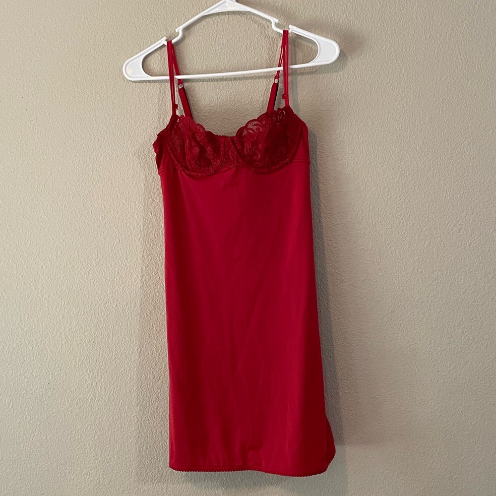Victoria’s Secret Red Lace Slip Dress